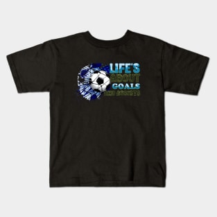 Life’s About Goals and Assists Kids T-Shirt